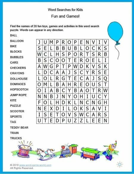 Toys Wordsearch for Kids. Word search игра. Wordsearch for children in English. Кроссворд игрушки на английском.