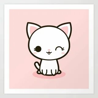 Картинки котика несложные