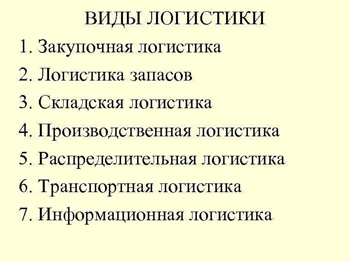 Какие виды логистики бывают. 1. Виды логистики. Виды логистической деятельности. Виды логистики и их определение.