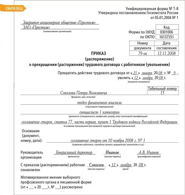 Приказ о расторжении трудового договора по соглашению сторон. Приказ об увольнении по соглашению сторон образец. Заявление о расторжении трудового договора по соглашению сторон. Приказ бланк об увольнении по соглашению сторон образец. Указ об увольнении 2024