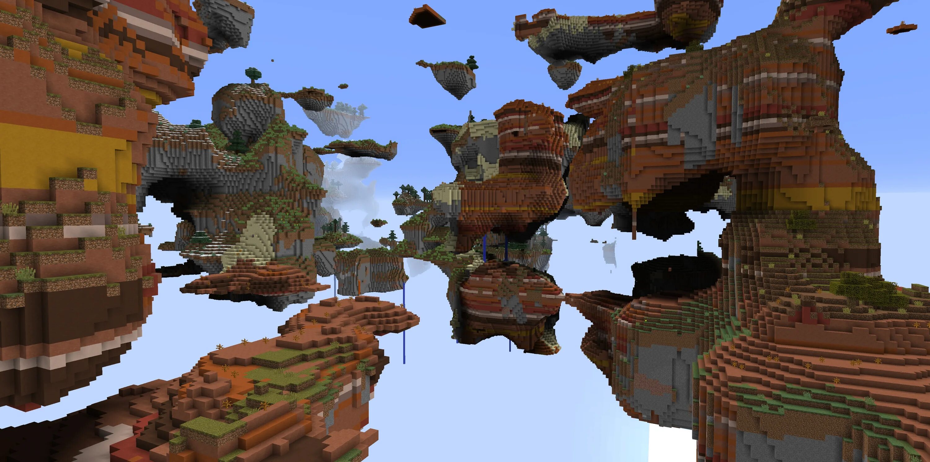 Летающие острова. Мод на летающие острова. Летающий остров майнкрафт. Minecraft парящие острова.