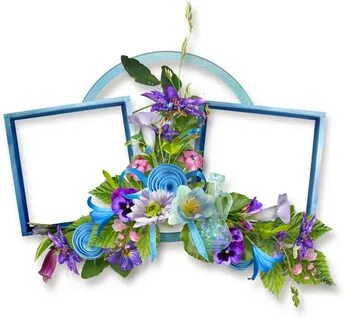Прозрачная рамка цветы