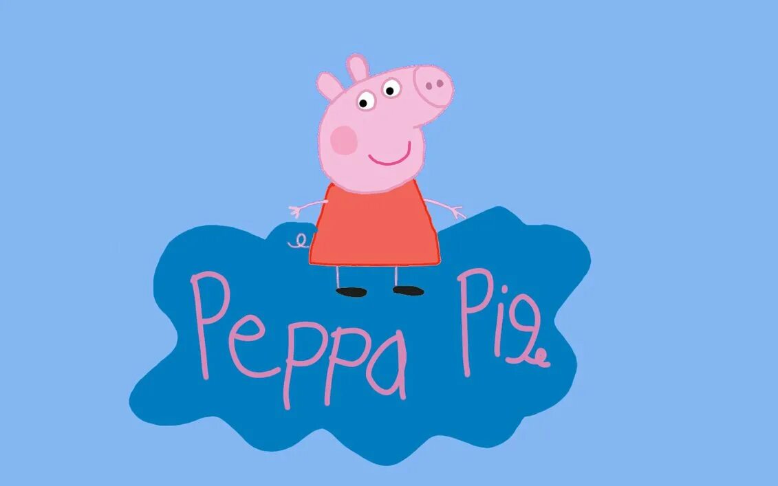 Пеппа начало. Свинка Пеппа. Свинка Пеппа заставка. Логотип из свинки Пеппы.