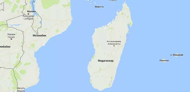 Где находится остров на контурной карте