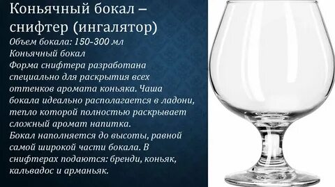 Сколько мл коньяка