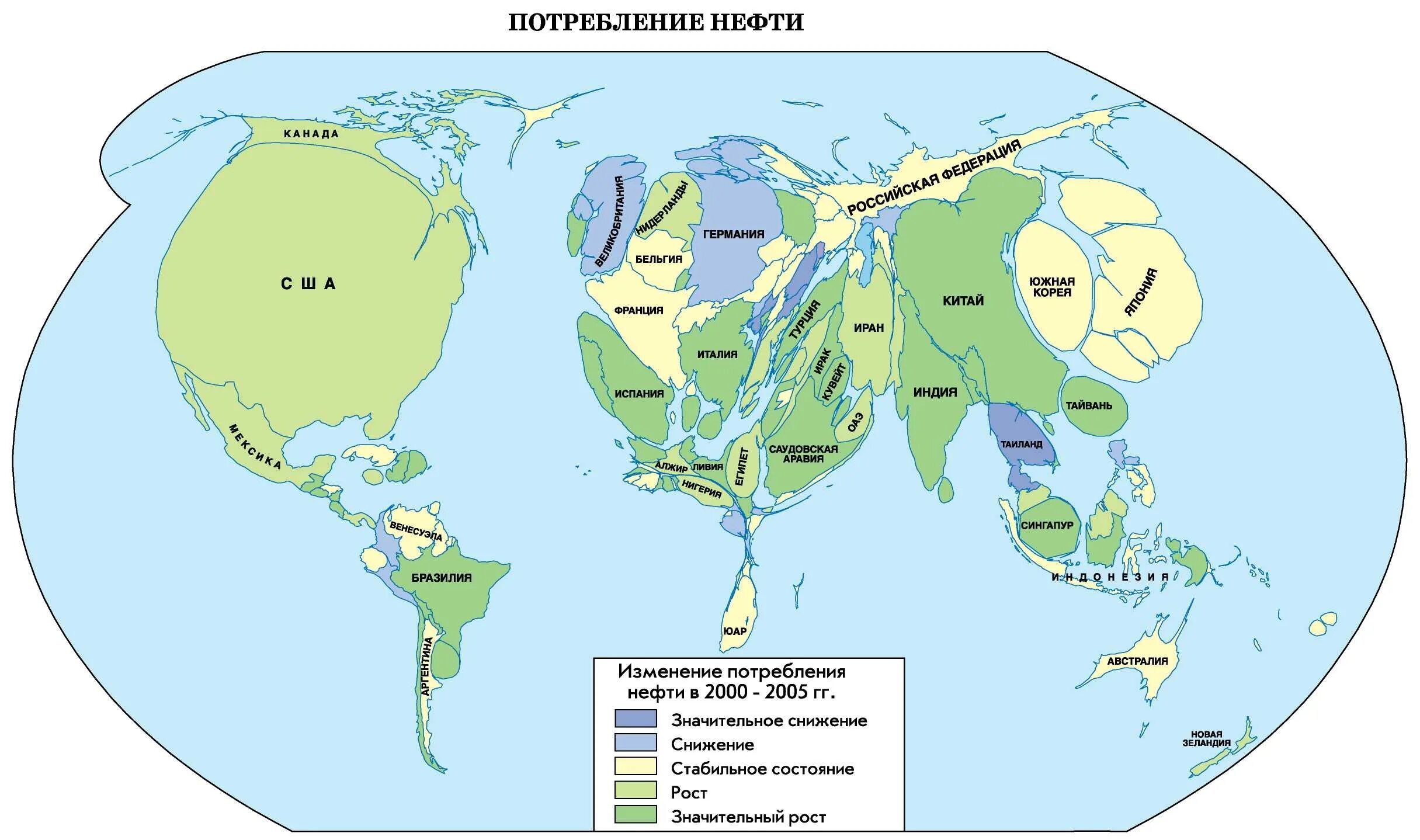 Богатейшие месторождения нефти и газа. Основные регионы потребления нефти на контурной карте.