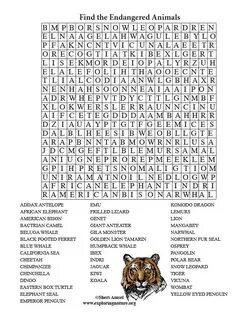Fill in endangered