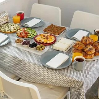 Breakfast table