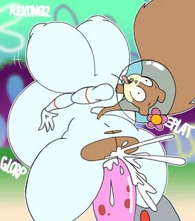 sandy cheeks, spongebob squarepants, tagme, big breasts, breasts, cum, cum ...