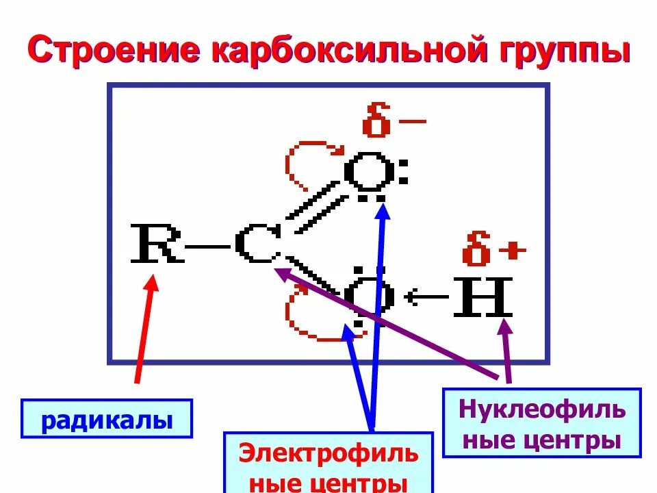 Строение карбоксильной группы. Электронное строение карбоксильной группы и карбоксилат-аниона. Пространственное строение карбоксильной группы и карбоксилат-аниона. Электронное строение карбоксильной кислоты. Строение карбоксильной группы карбоновых кислот.