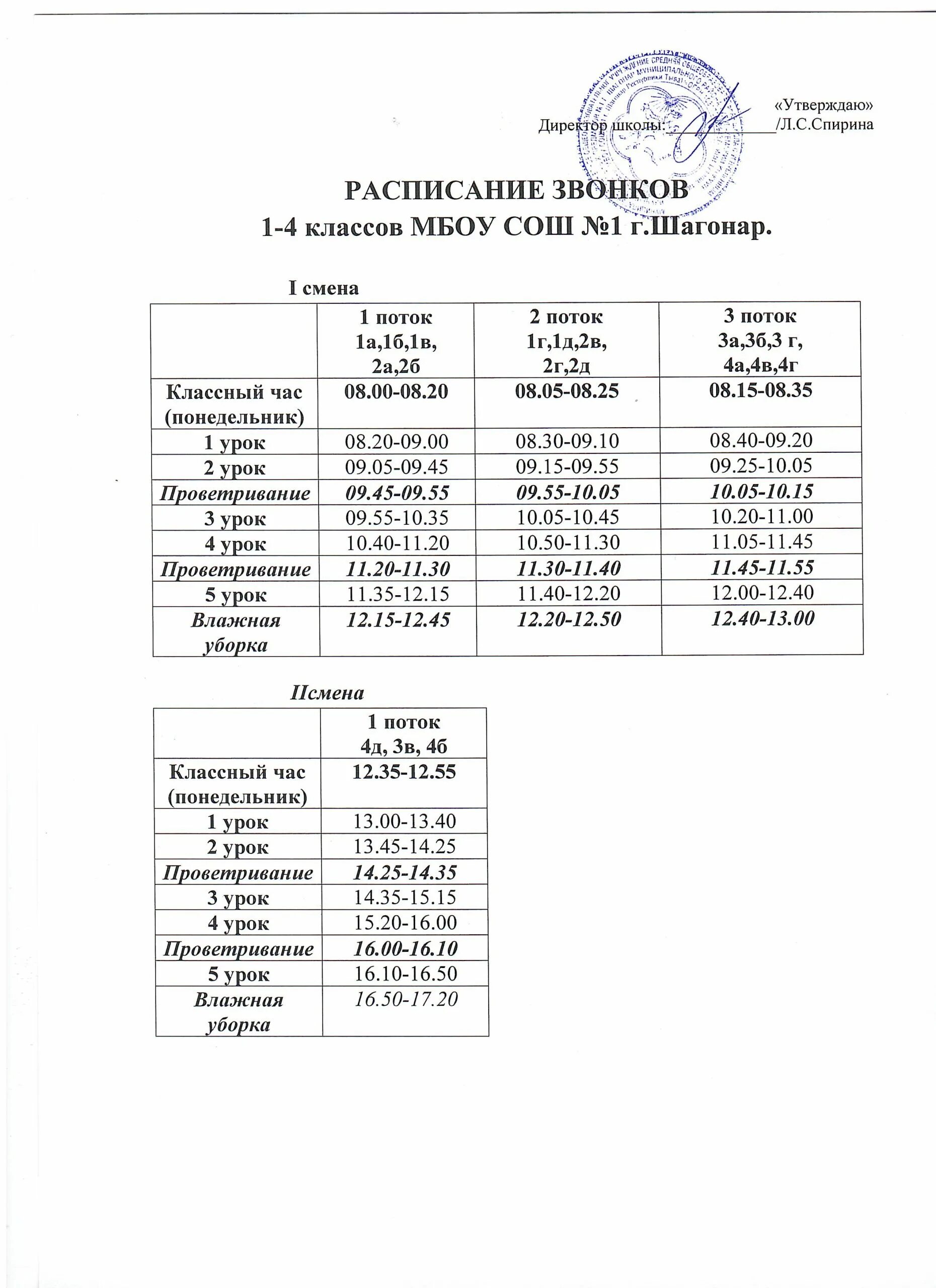 Расписание звонков в школе 1 смена. Расписание звонков МБОУ СОШ. Расписание звонков МБОУ СОШ 1. Расписание звонок в школе.