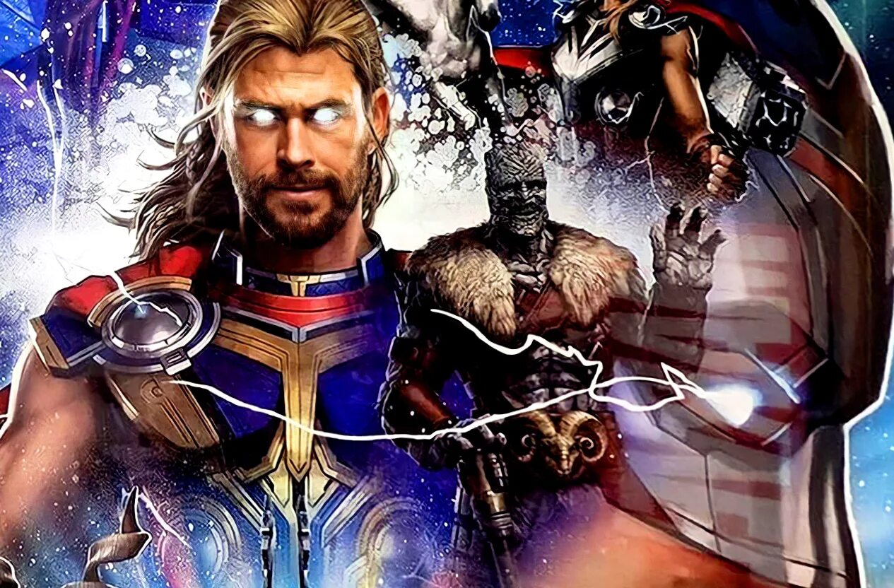 Thor Love and Thunder Постер.