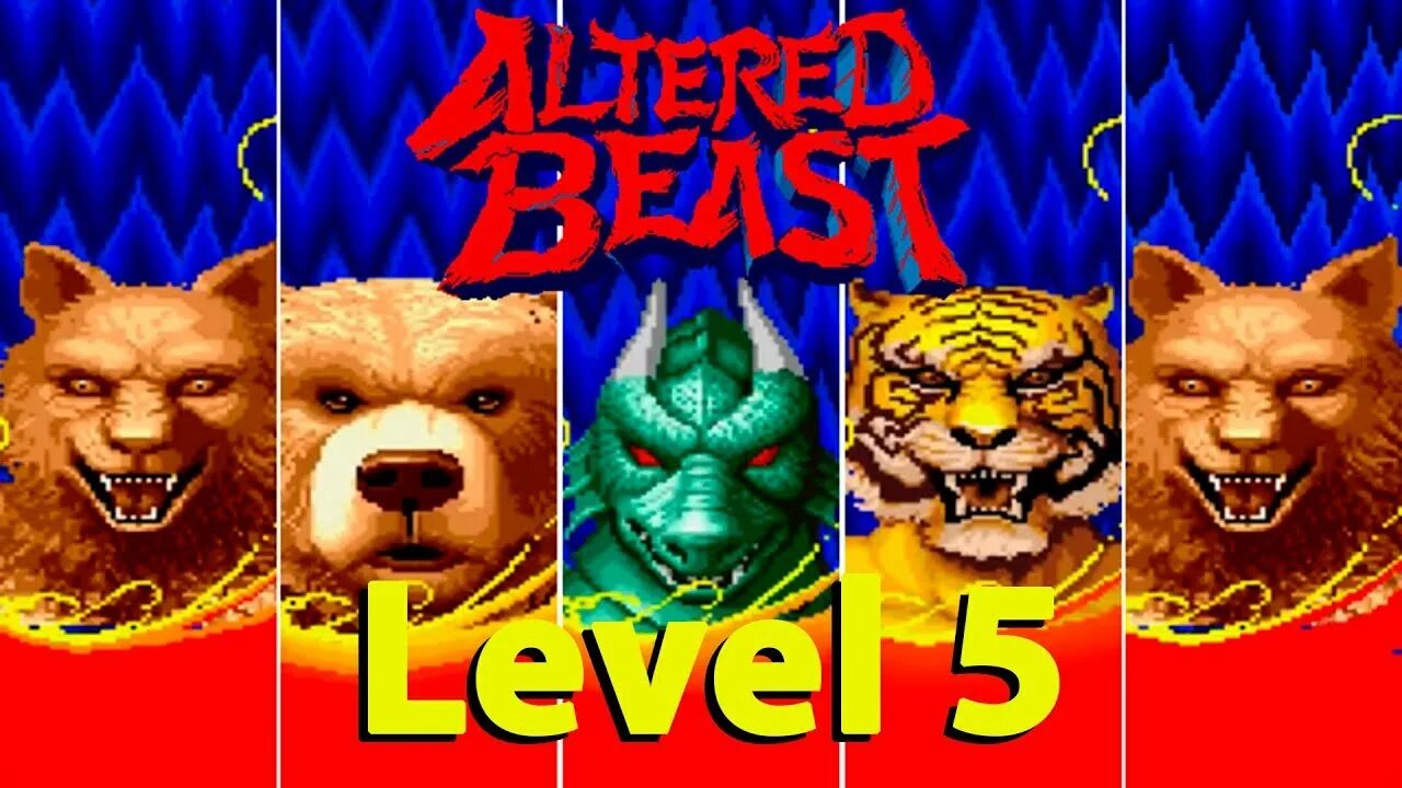 Beast level. Altered Beast (1988). Altered Beast сега.