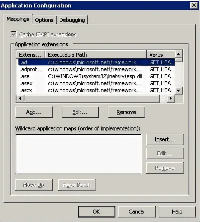 App configure. App configure
