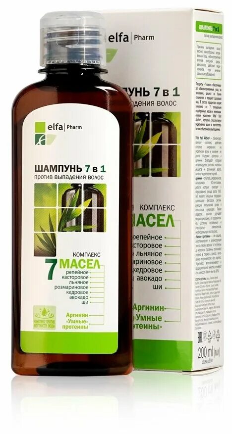 Шампунь 7 купить. Elfa Pharm шампунь 7 в 1. Elfa Pharm шампунь. Шампунь 7 в 1. Cosmopharm шампунь.