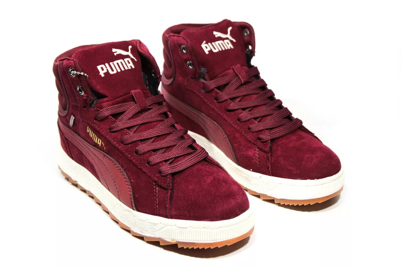 Зимние puma мужские. Puma Suede зимние кроссовки. Зимние кроссовки Пума 2240. Зимние кроссовки Пума женские. Puma Suede бордовые.