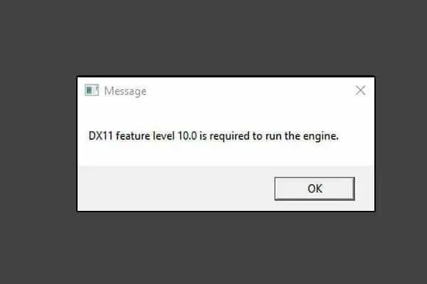 Dx11 feature 10.0 is required to Run the engine. Dx11 feature Level 10.0 is. Dx11 ошибка. Solved: dx11 features Level 10.0 is required to Run the engine.