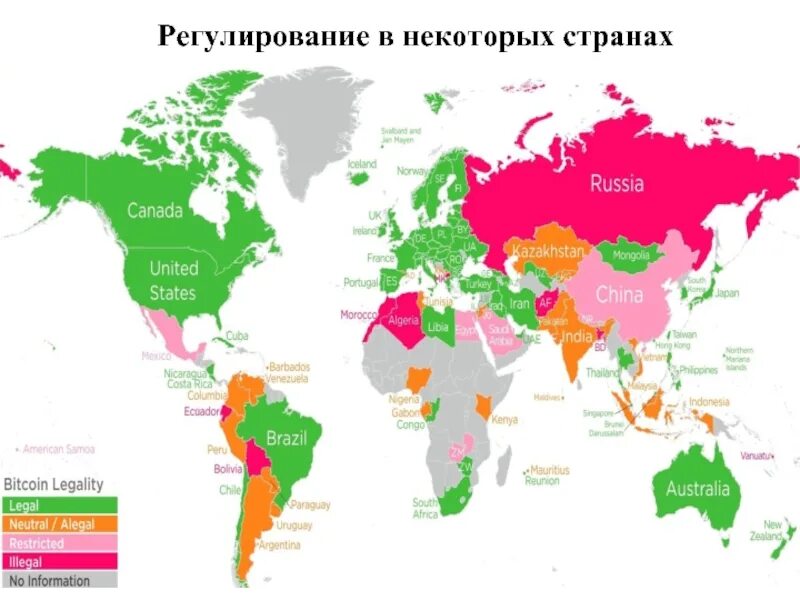 Хотя в некоторых странах и