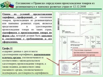 Продукция происхождение