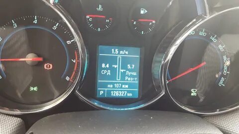 Шевроле круз 1.6 109 расход