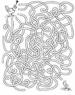 Раскраски Лабиринты для детей 7 8 лет (11 шт.) - скачать или распечатать бесплат