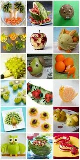 Из фруктов поделки можно
