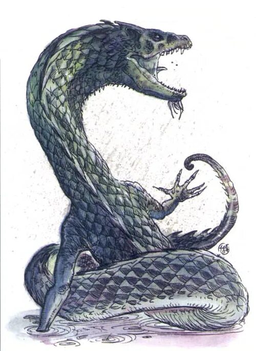 Чудовищный змей 8 букв. Линдворм дракон. Линдворм мифология. Линдворм Мерлин. Линдворм дракон арт.