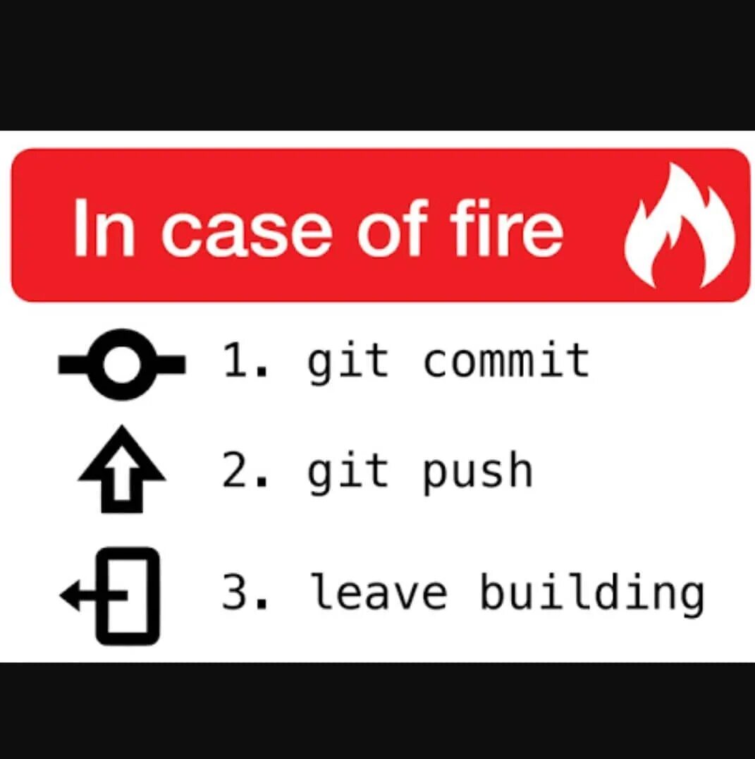 Git Push при пожаре. Git commit and Push. Git commit git Push. В случае пожара git commit.