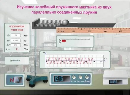 Лабораторная по физике исследование колебаний пружинного маятника