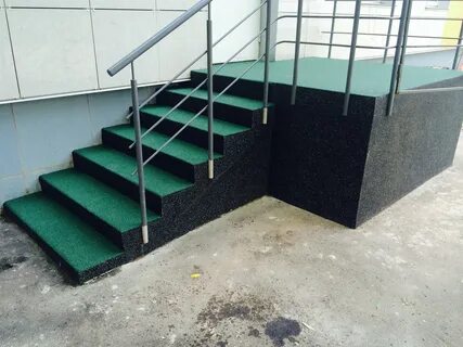 Покрытие бетонного крыльца