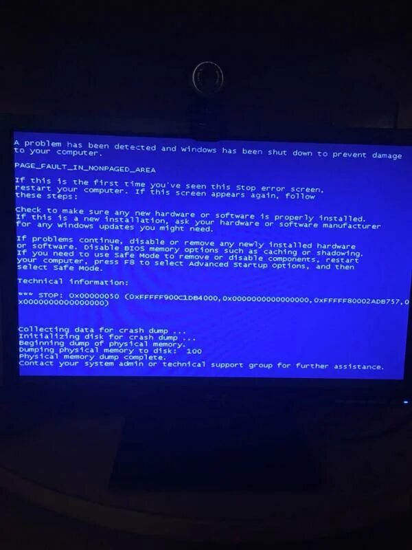 Ошибка page fault. Слетела винда. Синий экран Page Fault in NONPAGED area Windows 10. Как понять что слетела винда. Как решить проблему синий экран Page Fault in NONPAGED area через биос.