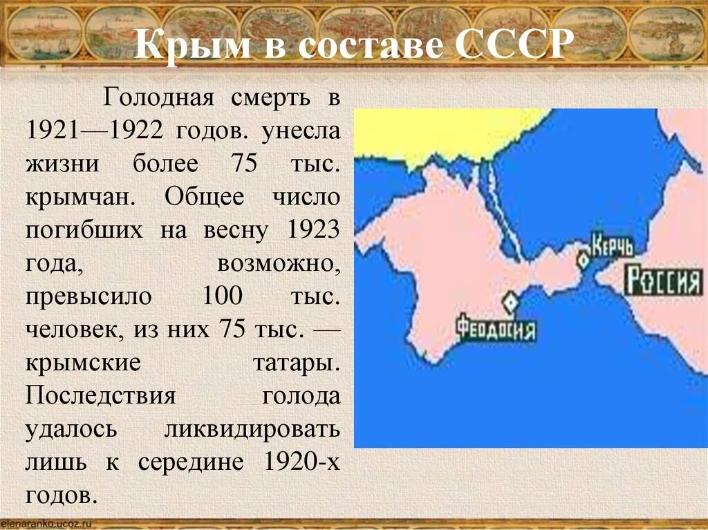 Крым в составе СССР. Крым 1921. Крым 1922 год. Воссоединение Крыма с Россией презентация.