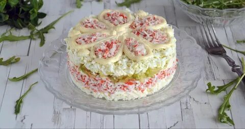 Рецепт салата с плавленным