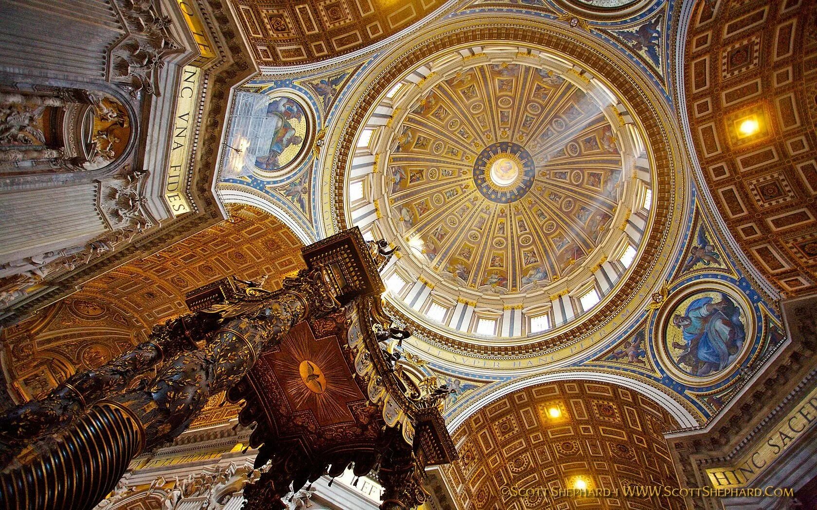 Микеланджело Буонарроти купол собора св Петра. Купол Святого Петра Микеланджело.