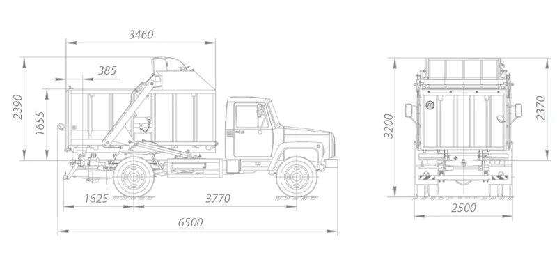 Характеристика мусоровоза. Габариты ГАЗ 3309 самосвал. ГАЗ 3309 габариты. Габариты кузова ГАЗ 3309 самосвал. ГАЗ 3309 Размеры габариты.