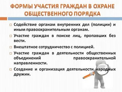 Формы легального участия граждан в политике