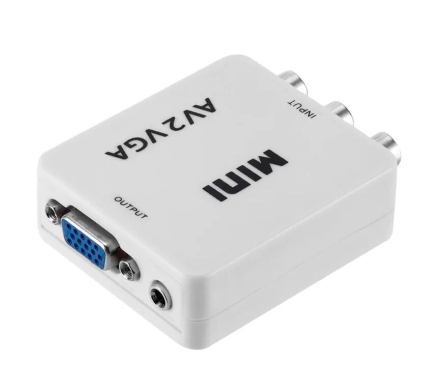 Av преобразователь. Адаптер Converter av(3rca) to VGA 1080p. Mini av2vga. Адаптер Mini av2vga 1080p Converter to 3 RCA (Black). Переходник VGA to 3 RCA av.