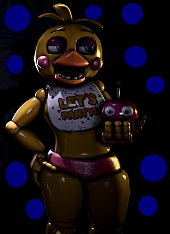 время чика. Funtime chica ultimate custom night art.