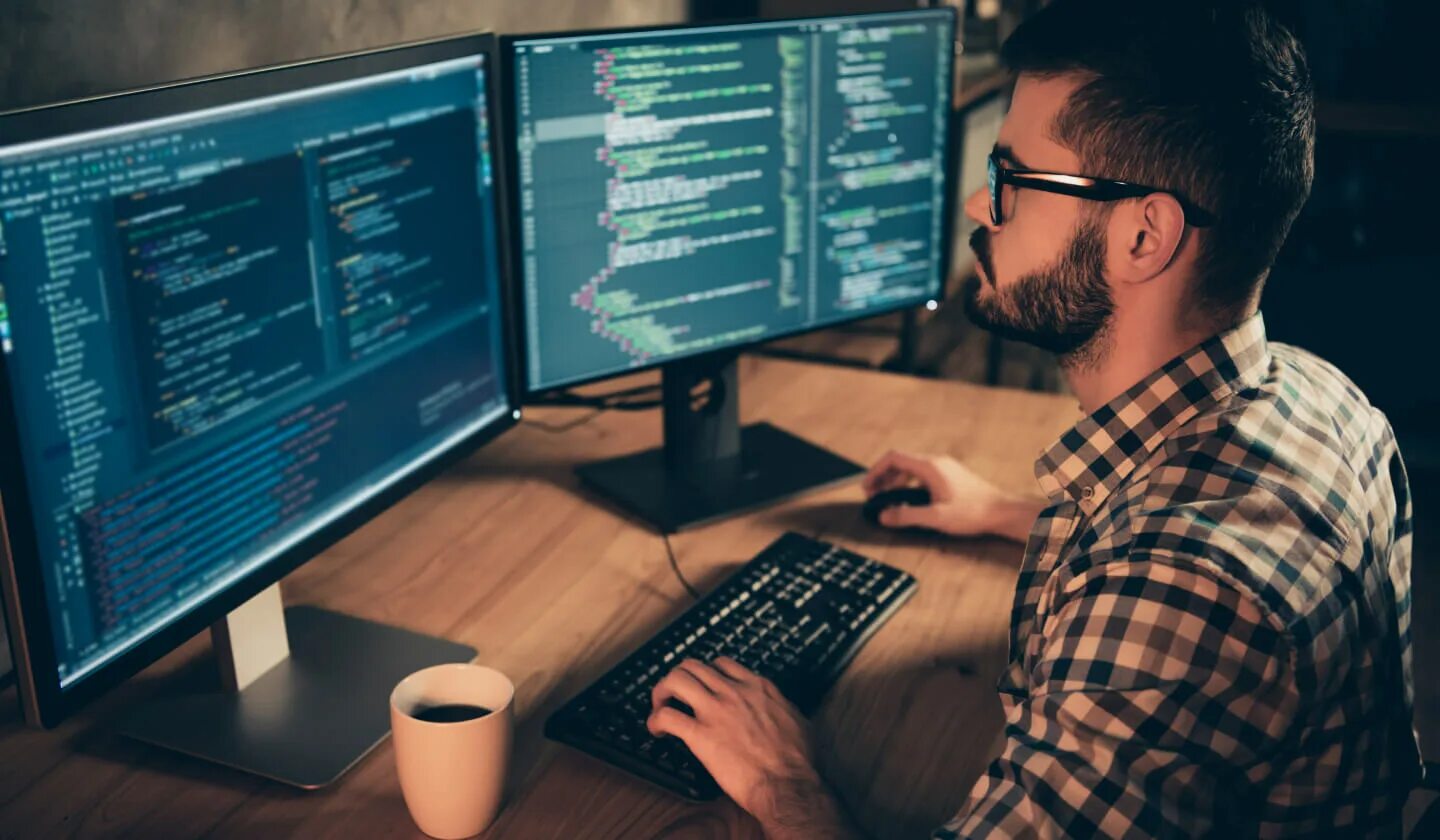 Software developing. Software developing