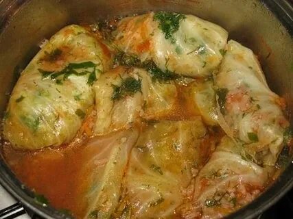 Голубцы с жареной капустой