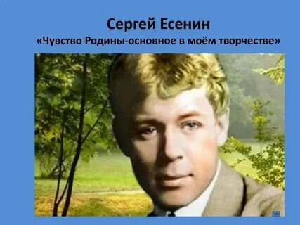 Чувство родины основное