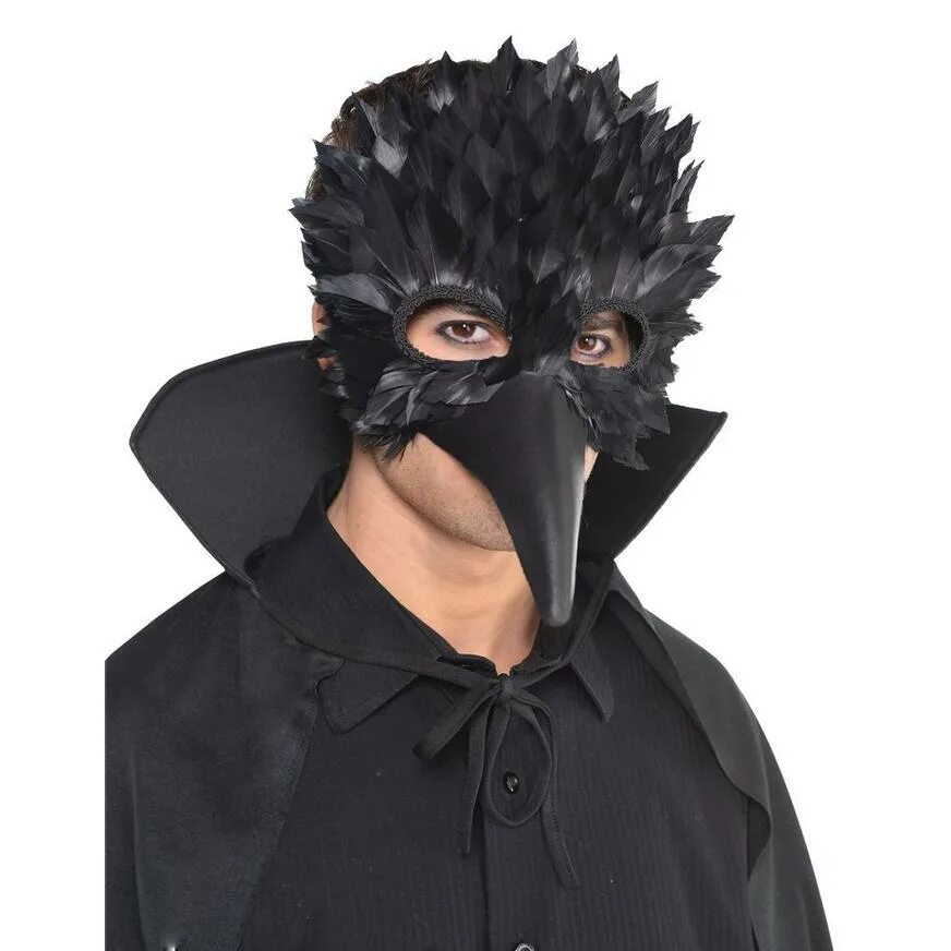 Костюм вороны. Костюм ворона взрослый. Шапка маска ворона. Ворон костюм.