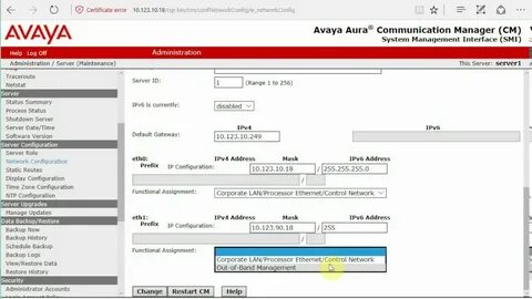 Avaya communication