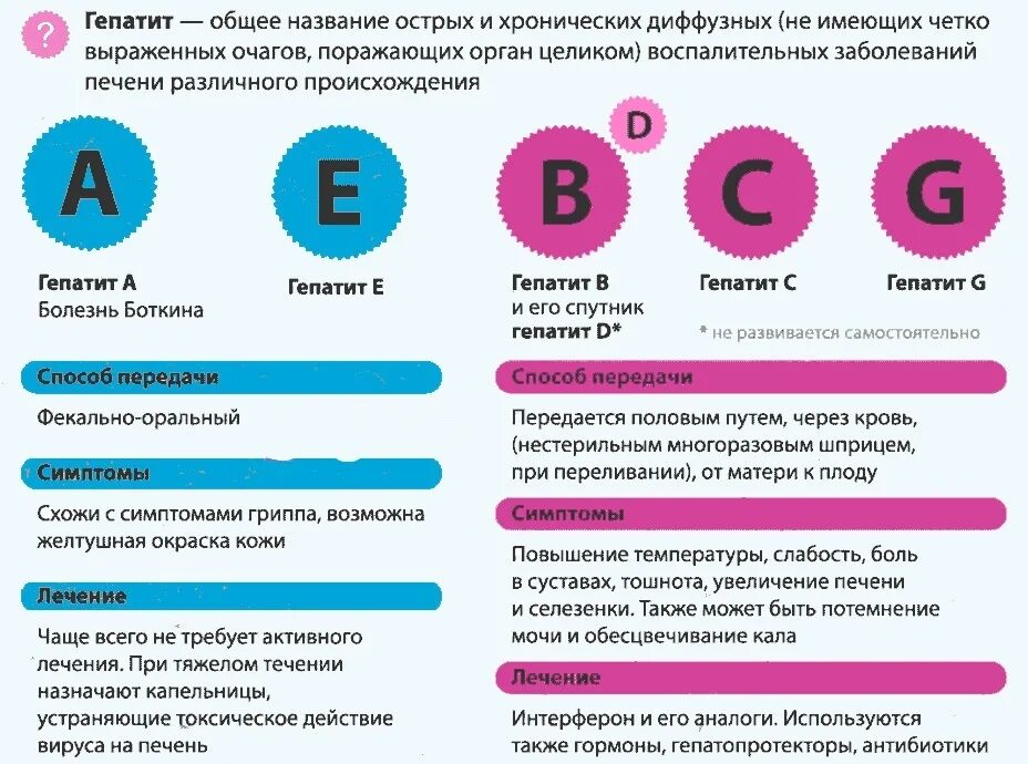 Гепатит ответы