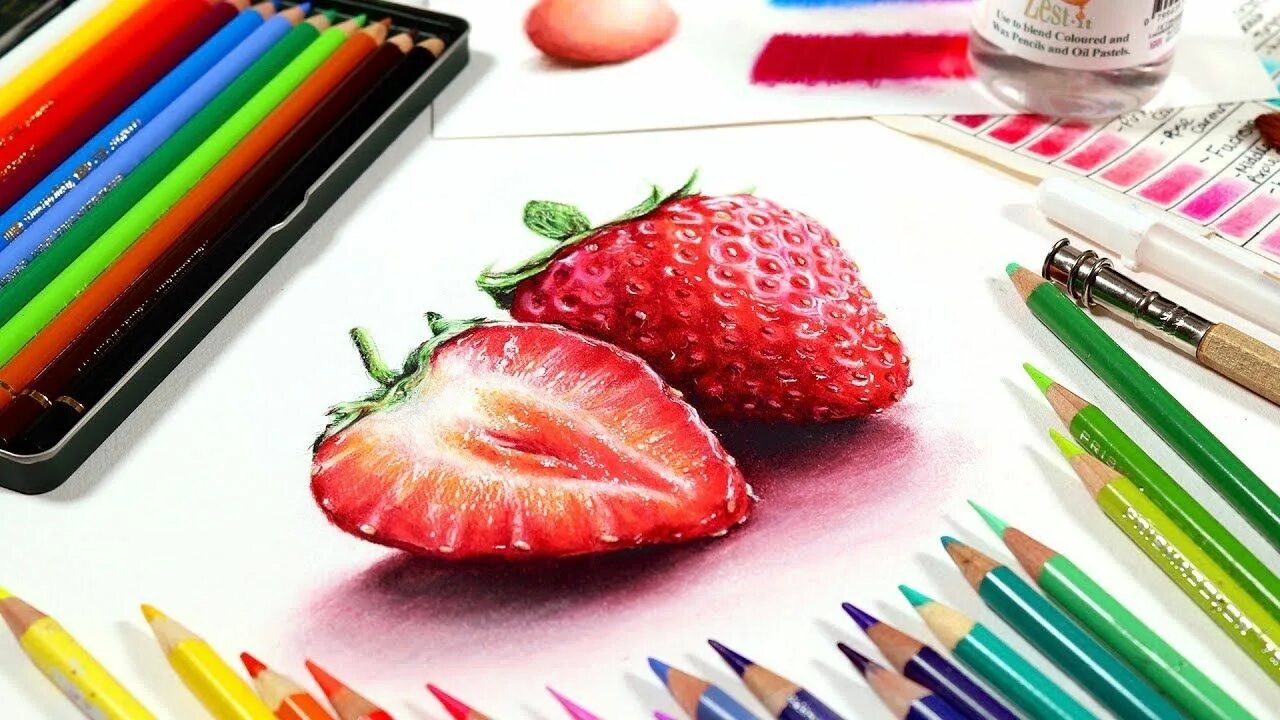 Colored Pencil drawing. Drawing with colorful Pencils. Drawn in Pencil Bank colored. Beginner colored drawings. Colorful vs colourful