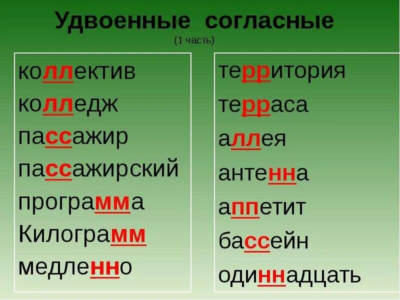 Часть ба. Правописание слов с удвоенными согласными примеры. Словарь правописания слов с удвоенными согласными. Слова с удвоенными согласными 2 класс правило примеры. Словарные слова с удвоенными согласными 3 класс список.