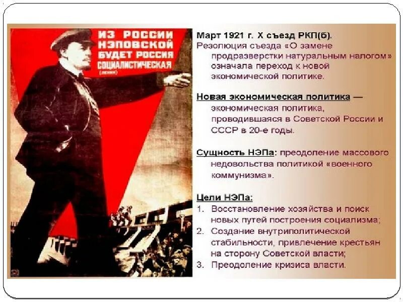 Ркп ленин. Съезд ркп б. 10 съезд ркп б. революция о единстве партии. ленин нэп.