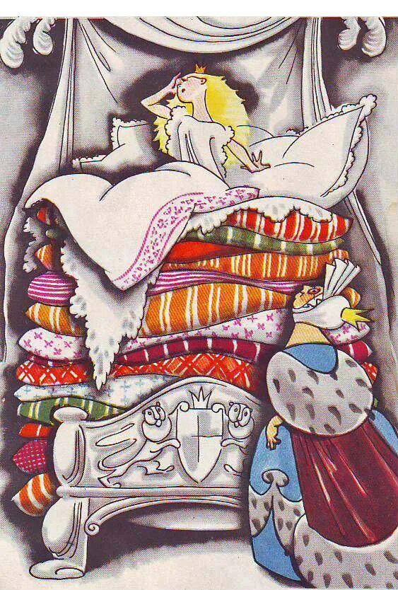 Иллюстрация к сказке принцесса на горошине. Принцесса на горошине: сказки. Ханс Андерсен: принцесса на горошине.