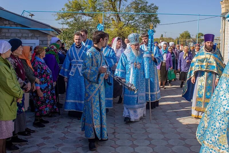 Епископ Гедеон возглавил престольное торжество Покровского храма села Нины " Гео