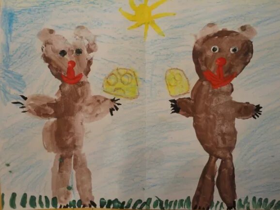 Рисование два жадных медвежонка в подготовительной группе. Два жадных медвежонка рисование. Рисование 2 жадных медвежонка. Рисование по сказке два жадных медвежонка старшая группа. Медведь и пчелы старшая группа